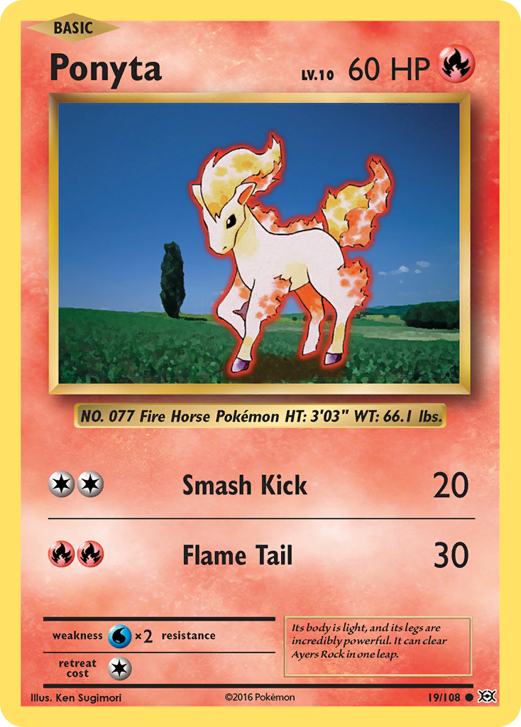 Ponyta (19/108) [XY: Evolutions] | Good Games Morley