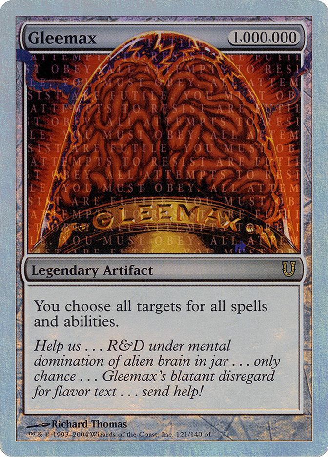 Gleemax (Alternate Foil) [Unhinged] | Good Games Morley