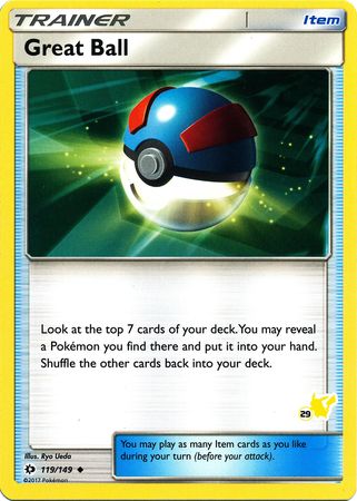 Great Ball (119/149) (Pikachu Stamp #29) [Battle Academy 2020] | Good Games Morley