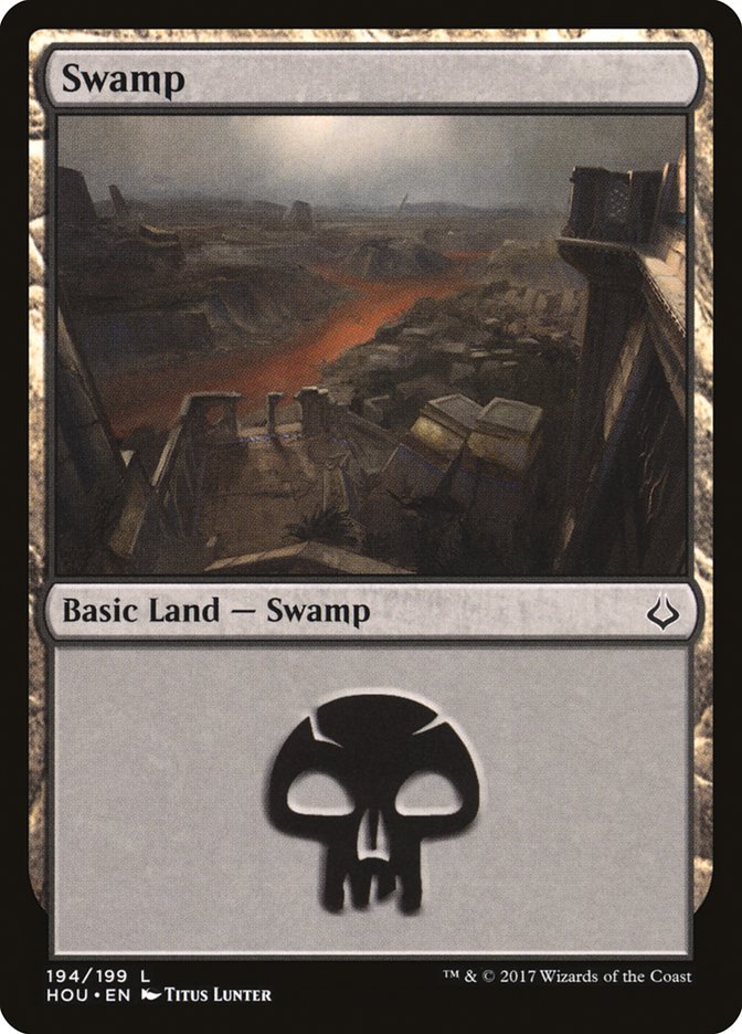 Swamp (194) [Hour of Devastation] | Good Games Morley