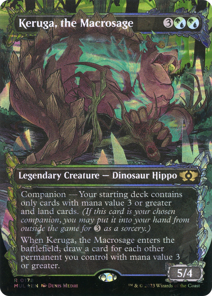 Keruga, the Macrosage (Halo Foil) [Multiverse Legends] | Good Games Morley