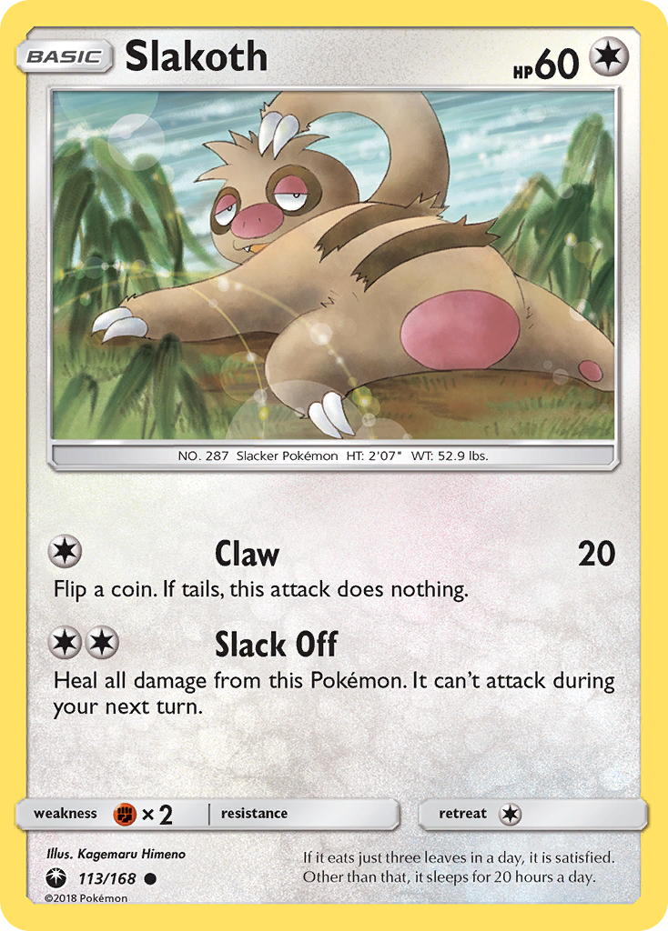 Slakoth (113/168) [Sun & Moon: Celestial Storm] | Good Games Morley