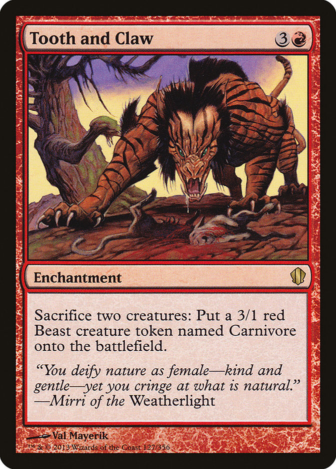 Tooth and Claw [Commander 2013] | Good Games Morley