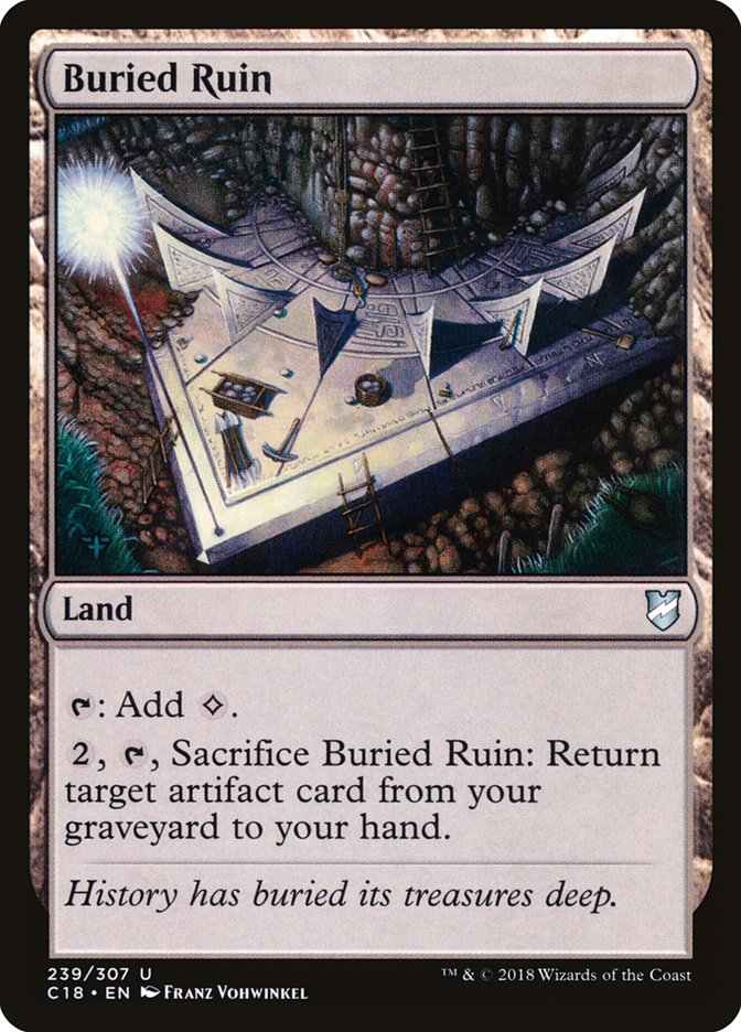 Buried Ruin [Commander 2018] | Good Games Morley