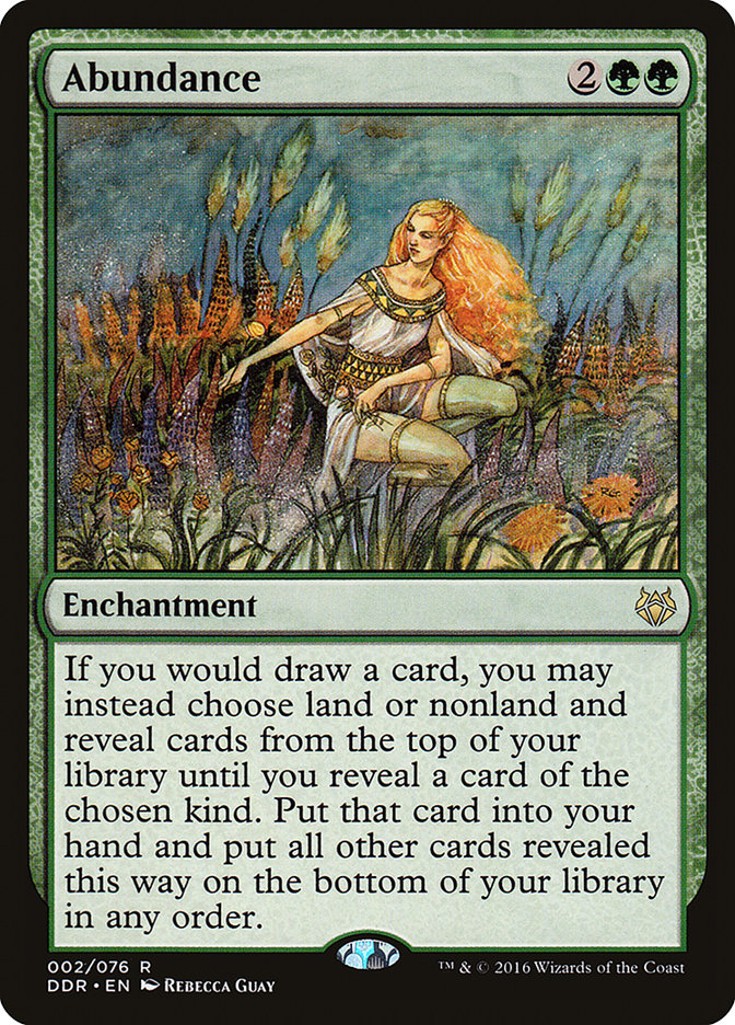 Abundance [Duel Decks: Nissa vs. Ob Nixilis] | Good Games Morley