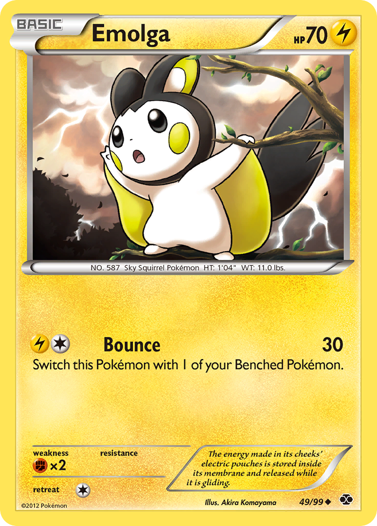 Emolga (49/99) [Black & White: Next Destinies] | Good Games Morley