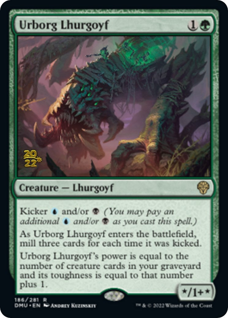 Urborg Lhurgoyf [Dominaria United Prerelease Promos] | Good Games Morley