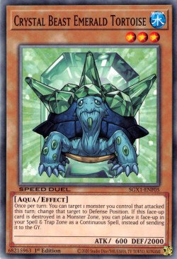 Crystal Beast Emerald Tortoise [SGX1-ENF05] Common | Good Games Morley