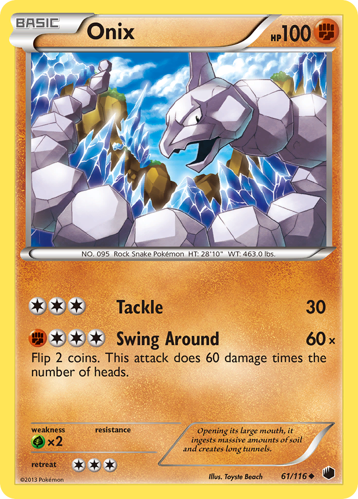 Onix (61/116) [Black & White: Plasma Freeze] | Good Games Morley