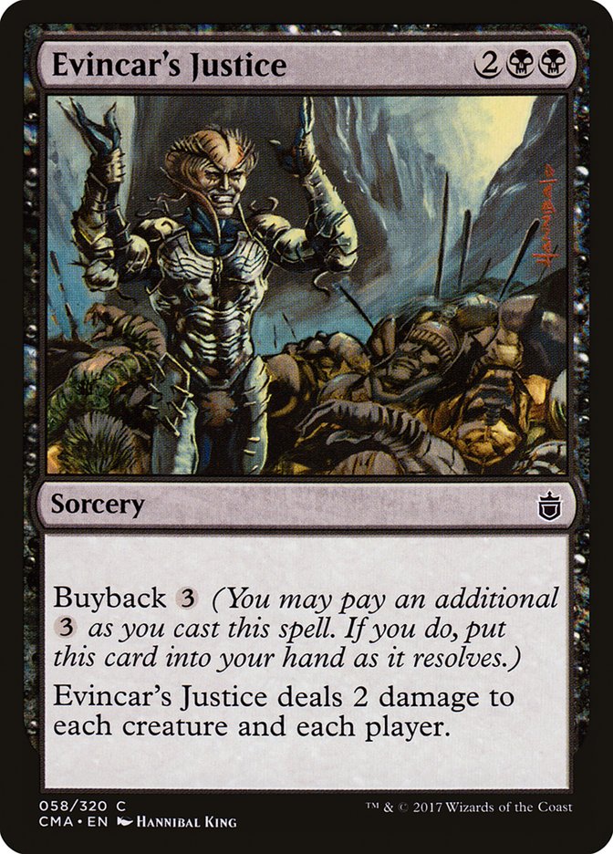 Evincar's Justice [Commander Anthology] | Good Games Morley
