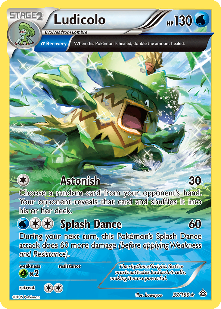 Ludicolo (37/160) [XY: Primal Clash] | Good Games Morley