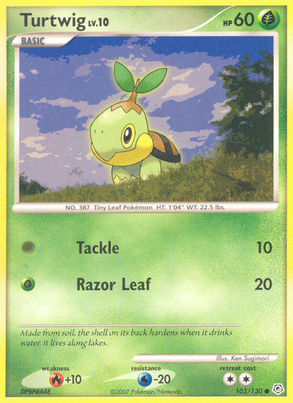 Turtwig (103/130) [Diamond & Pearl: Base Set] | Good Games Morley