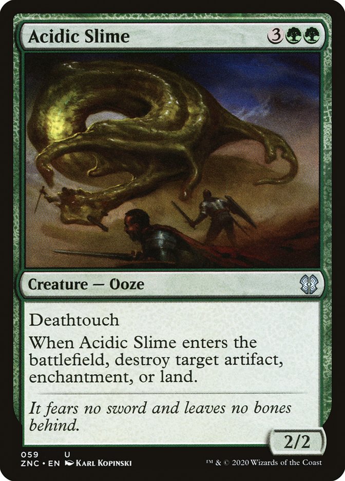 Acidic Slime [Zendikar Rising Commander] | Good Games Morley