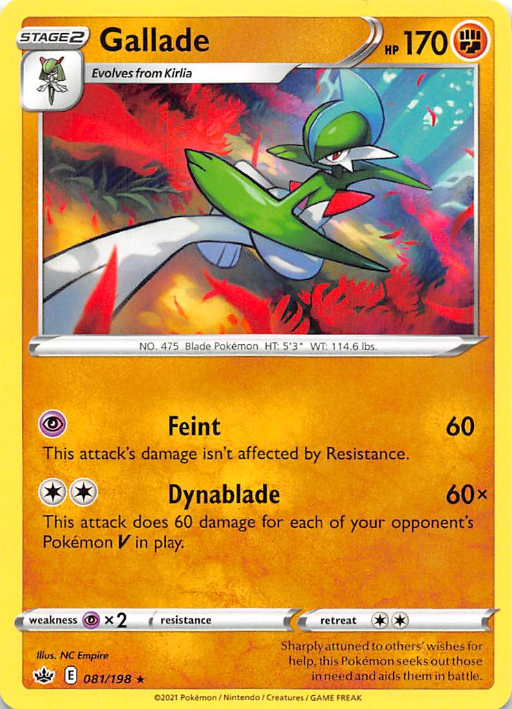 Gallade (081/198) [Sword & Shield: Chilling Reign] | Good Games Morley