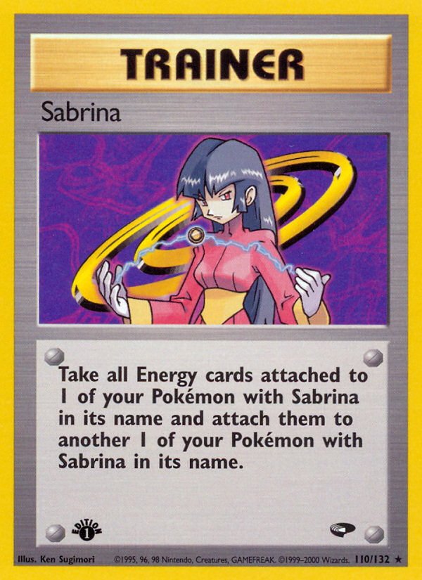 Sabrina (110/132) [Gym Challenge 1st Edition] | Good Games Morley