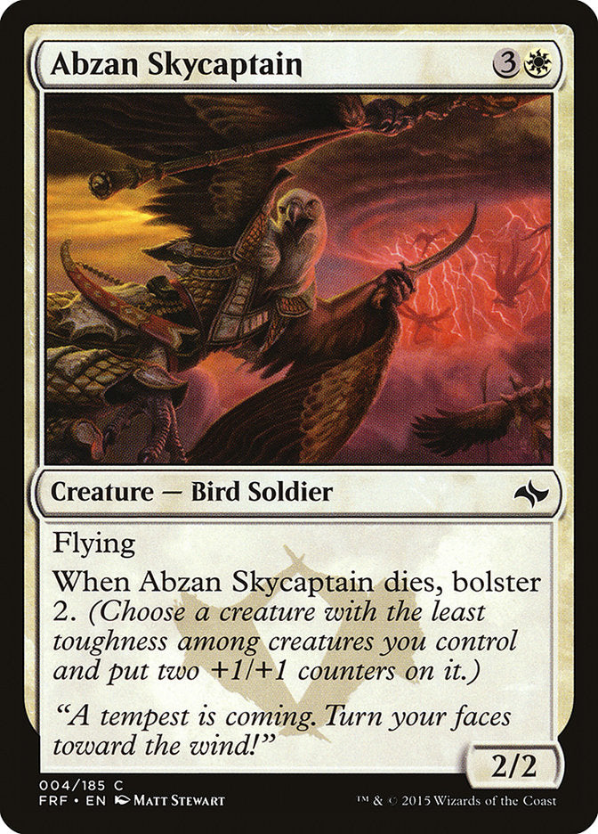 Abzan Skycaptain [Fate Reforged] | Good Games Morley
