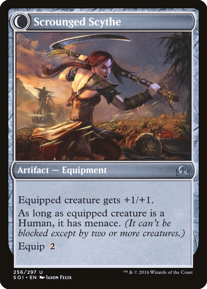 Harvest Hand // Scrounged Scythe [Shadows over Innistrad] | Good Games Morley