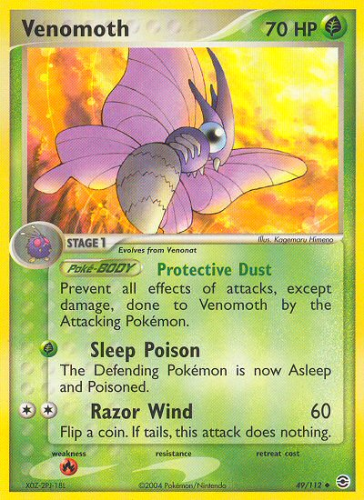 Venomoth (49/112) [EX: FireRed & LeafGreen] | Good Games Morley