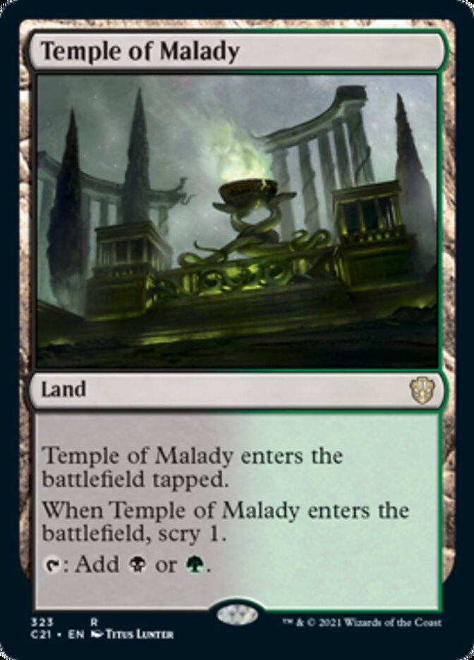 Temple of Malady [Commander 2021] | Good Games Morley