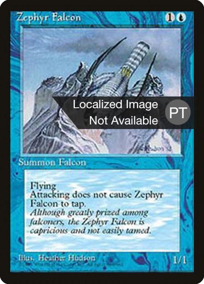 Zephyr Falcon [Fourth Edition (Foreign Black Border)] | Good Games Morley