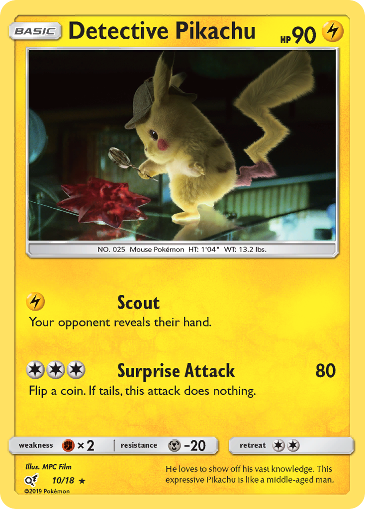 Detective Pikachu (10/18) [Sun & Moon: Detective Pikachu] | Good Games Morley