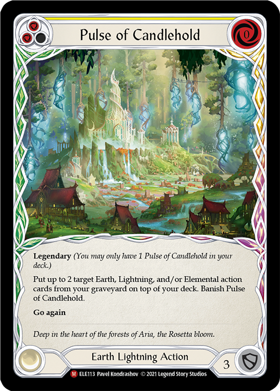 Pulse of Candlehold [ELE113] (Tales of Aria)  1st Edition Cold Foil | Good Games Morley