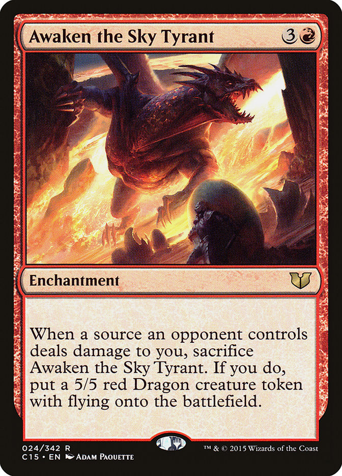 Awaken the Sky Tyrant [Commander 2015] | Good Games Morley