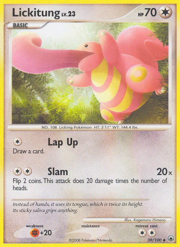Lickitung (39/100) [Diamond & Pearl: Majestic Dawn] | Good Games Morley