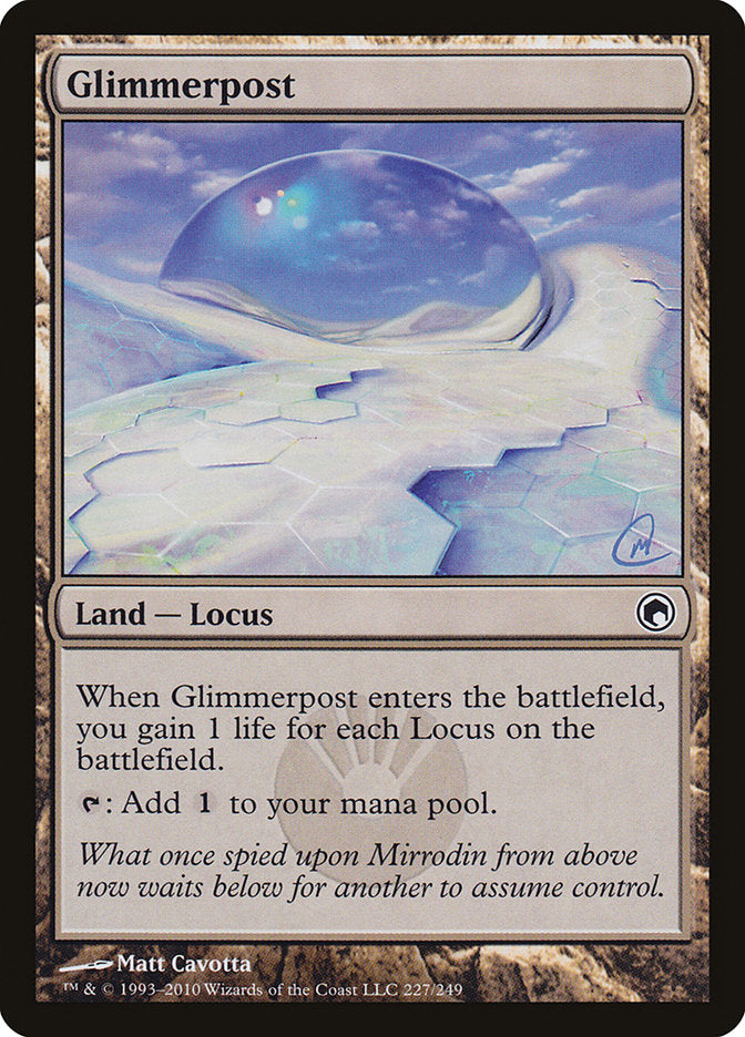 Glimmerpost [Scars of Mirrodin] | Good Games Morley