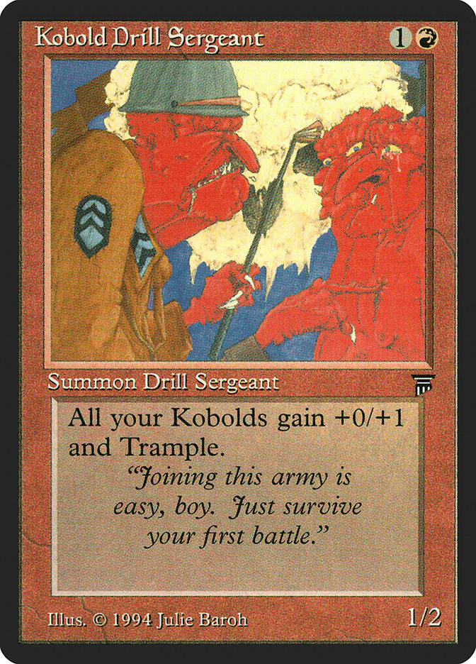 Kobold Drill Sergeant [Legends] | Good Games Morley