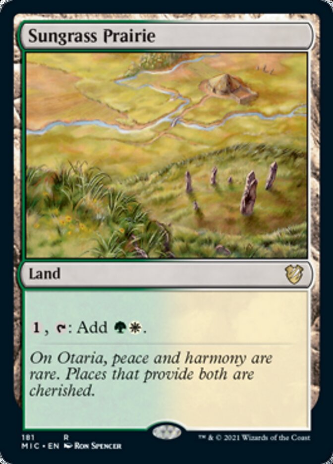 Sungrass Prairie [Innistrad: Midnight Hunt Commander] | Good Games Morley