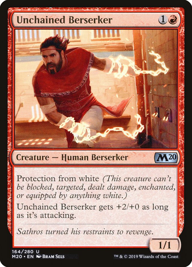 Unchained Berserker [Core Set 2020] | Good Games Morley