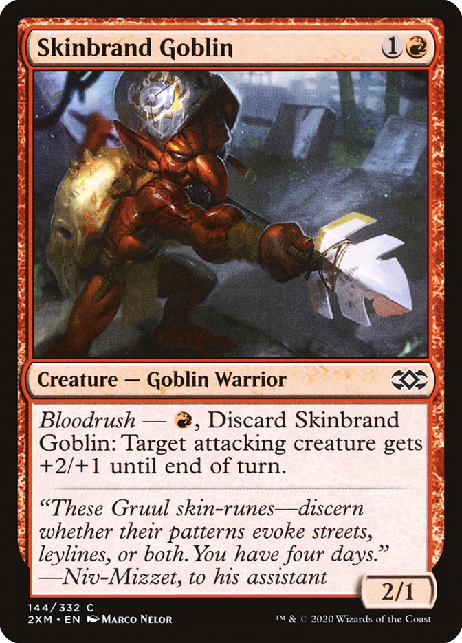 Skinbrand Goblin [Double Masters] | Good Games Morley
