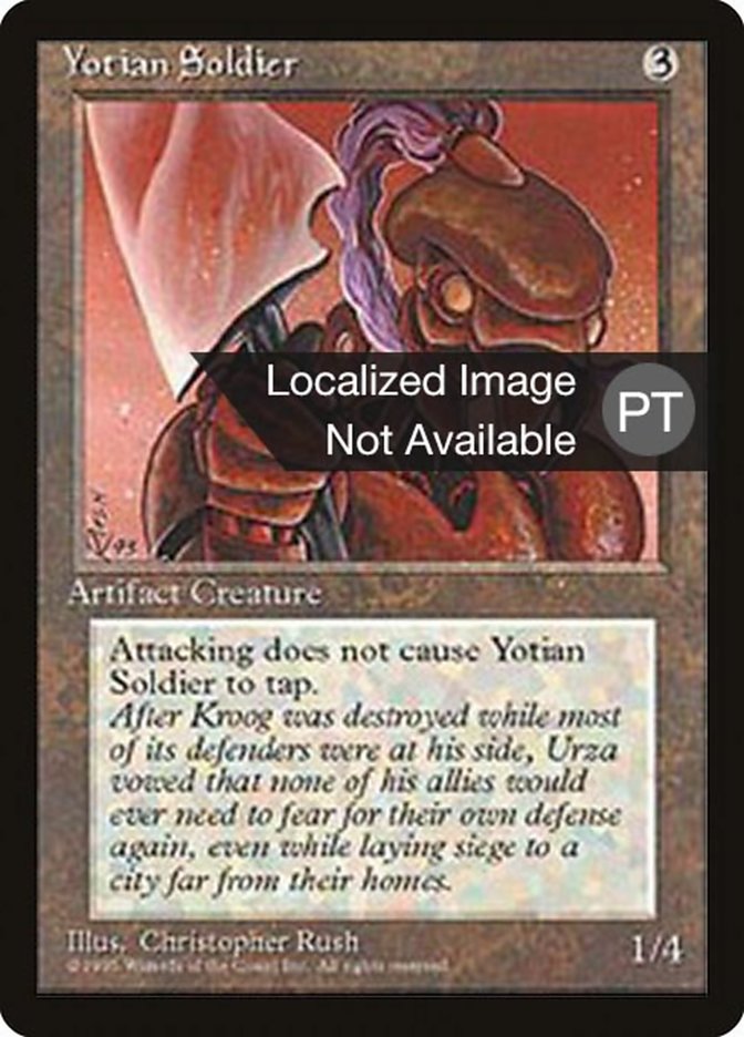 Yotian Soldier [Fourth Edition (Foreign Black Border)] | Good Games Morley