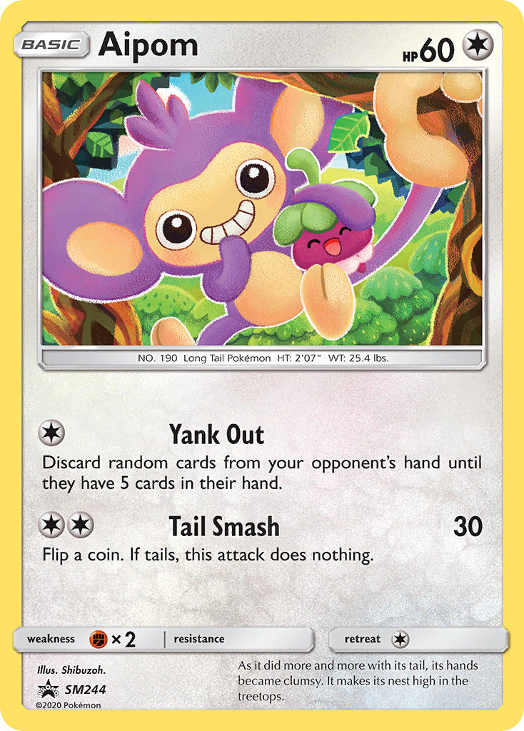 Aipom (SM244) [Sun & Moon: Black Star Promos] | Good Games Morley