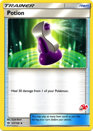 Potion (127/149) (Charizard Stamp #14) [Battle Academy 2020] | Good Games Morley