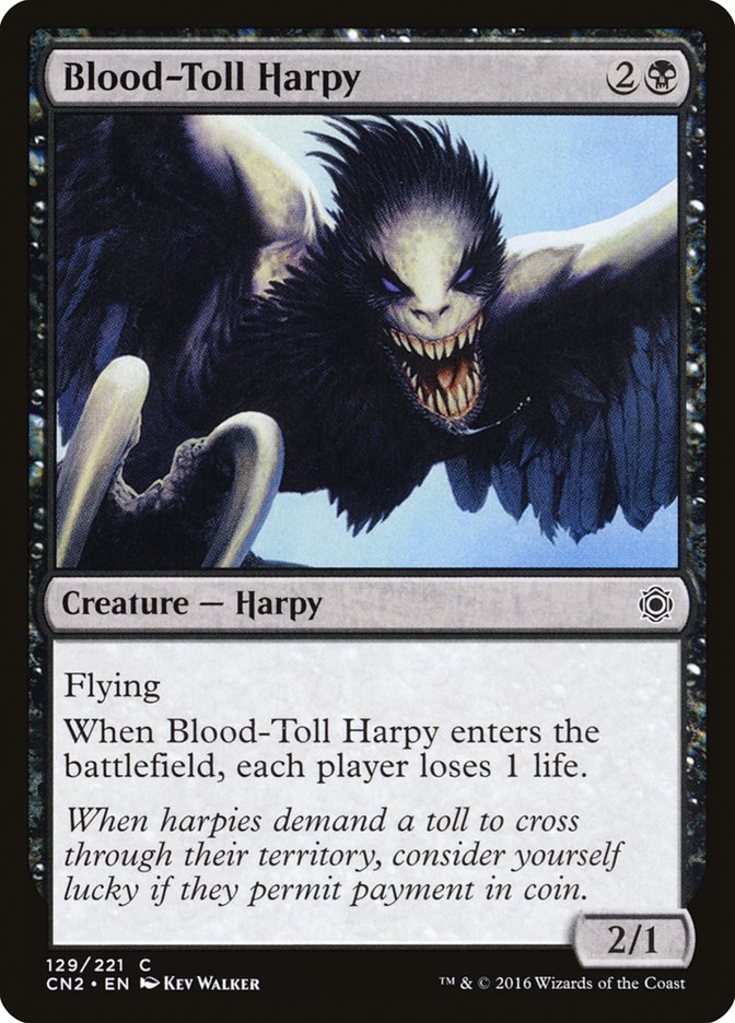 Blood-Toll Harpy [Conspiracy: Take the Crown] | Good Games Morley