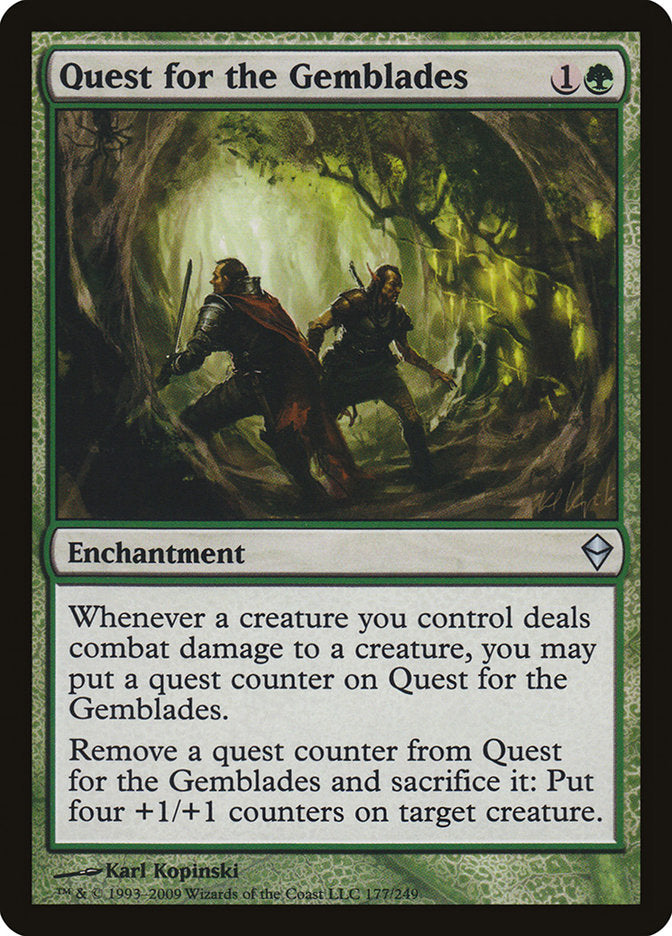 Quest for the Gemblades [Zendikar] | Good Games Morley