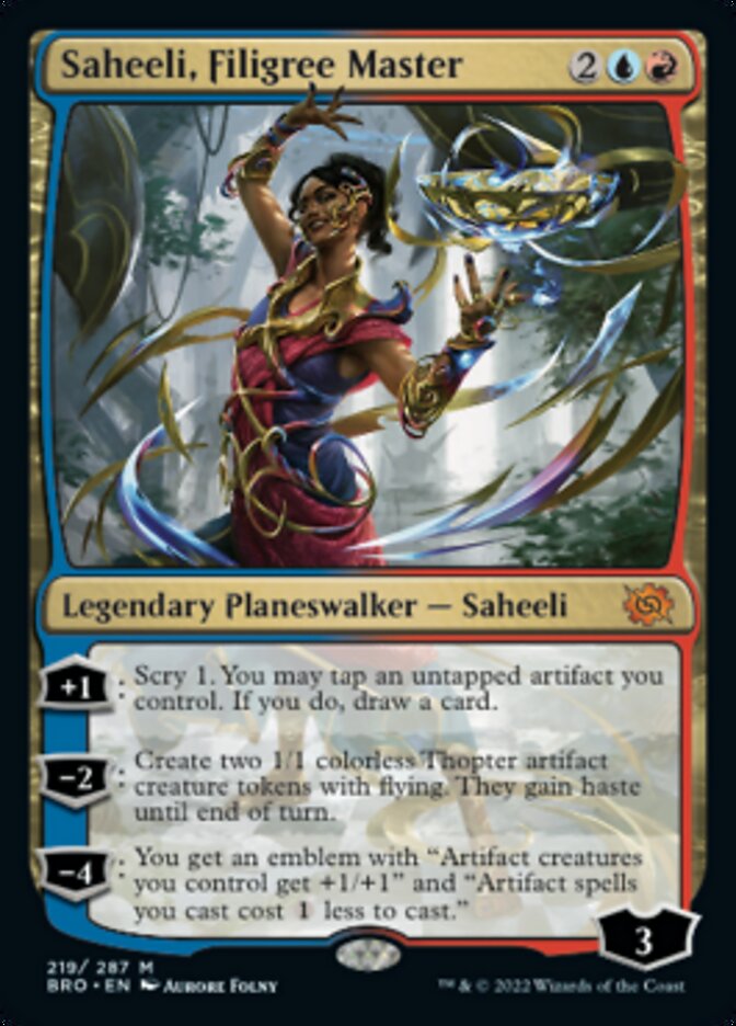 Saheeli, Filigree Master [The Brothers' War] | Good Games Morley
