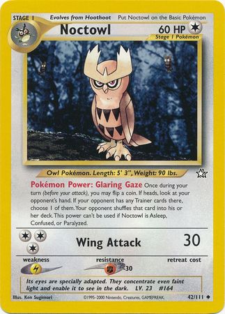 Noctowl (42/111) [Neo Genesis Unlimited] | Good Games Morley