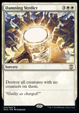 Damning Verdict (Promo Pack) [Streets of New Capenna Commander Promos] | Good Games Morley