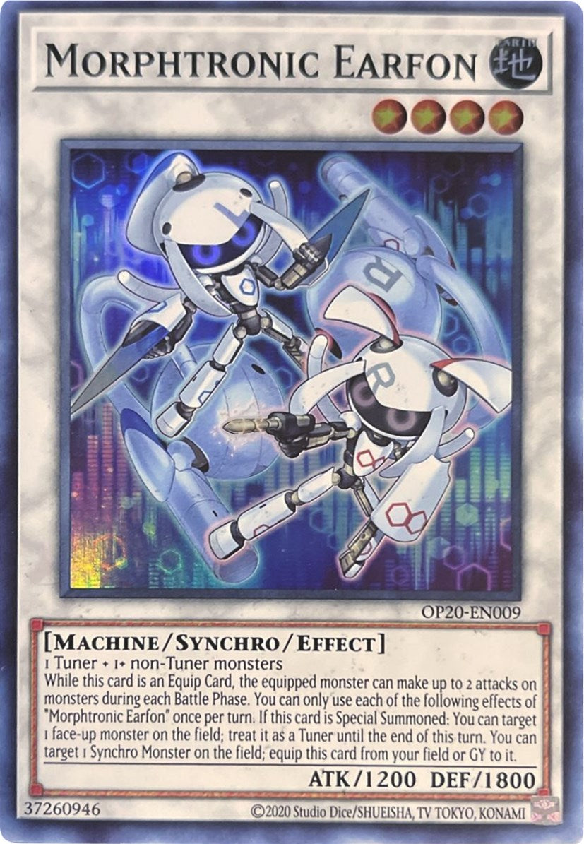 Morphtronic Earfon [OP20-EN009] Super Rare | Good Games Morley