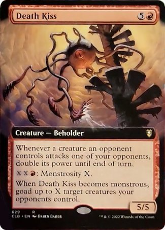 Death Kiss (Extended Art) [Commander Legends: Battle for Baldur's Gate] | Good Games Morley
