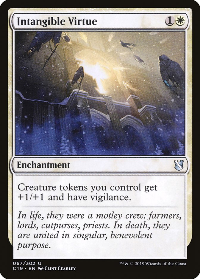 Intangible Virtue [Commander 2019] | Good Games Morley