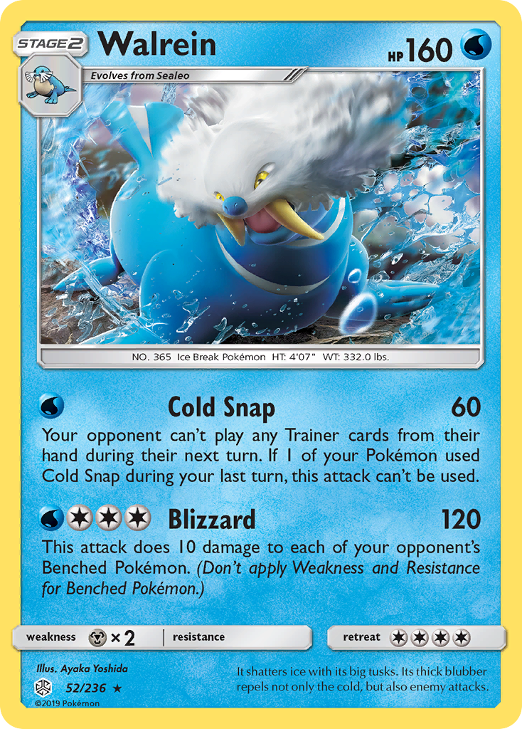 Walrein (52/236) [Sun & Moon: Cosmic Eclipse] | Good Games Morley
