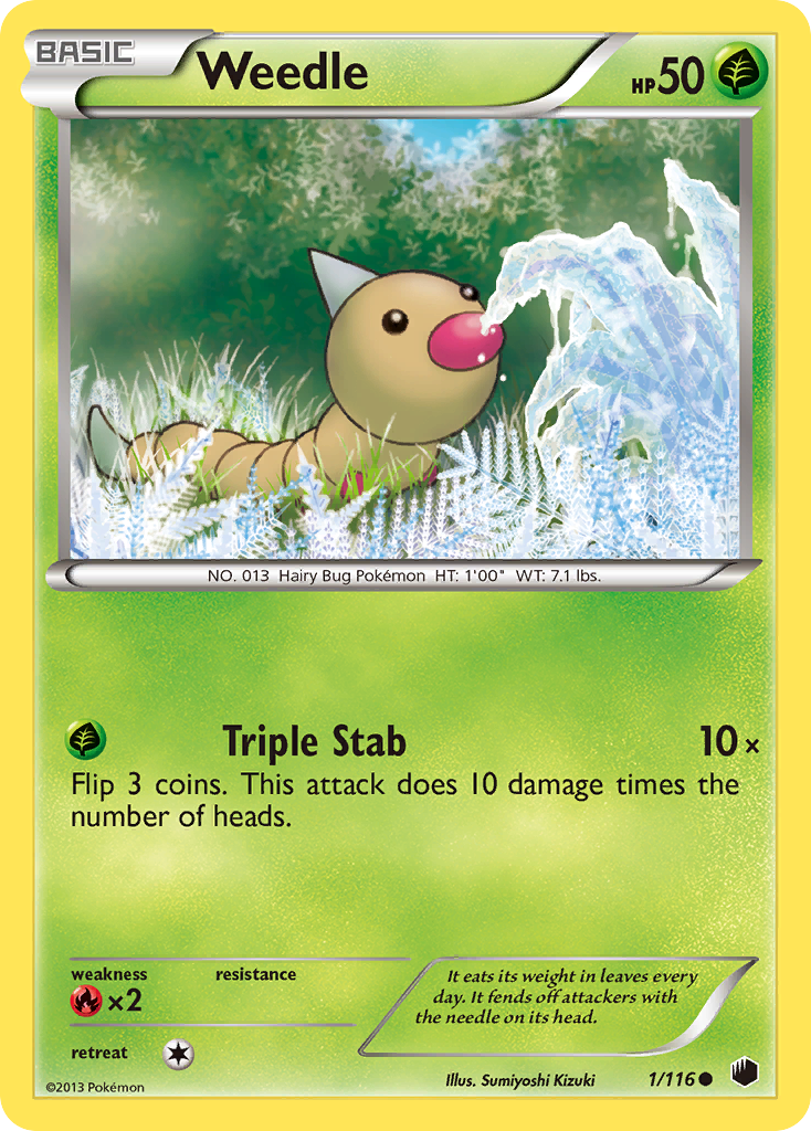 Weedle (1/116) [Black & White: Plasma Freeze] | Good Games Morley