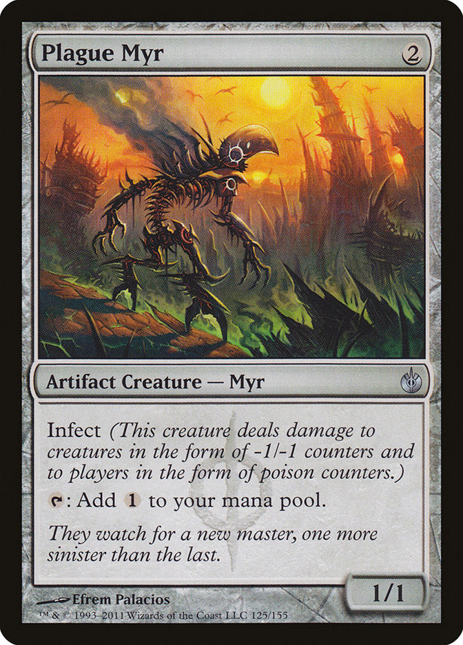 Plague Myr [Mirrodin Besieged] | Good Games Morley