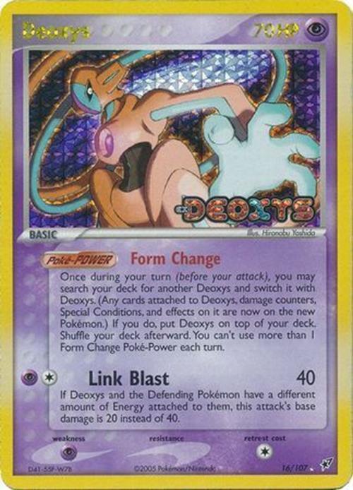 Deoxys (16/107) (Stamped) [EX: Deoxys] | Good Games Morley