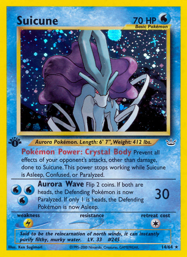 Suicune (14/64) [Neo Revelation 1st Edition] | Good Games Morley