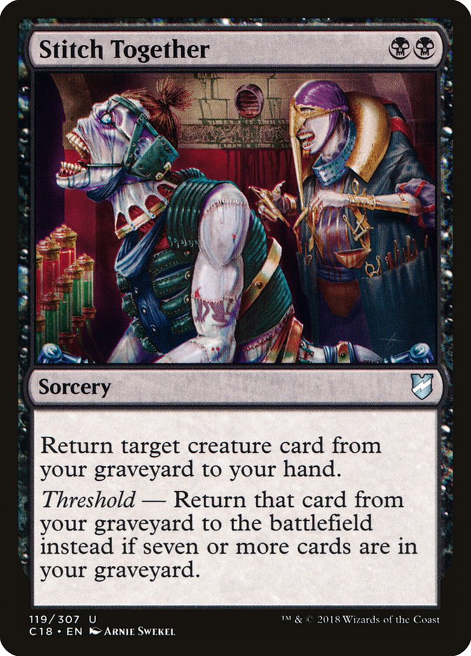 Stitch Together [Commander 2018] | Good Games Morley